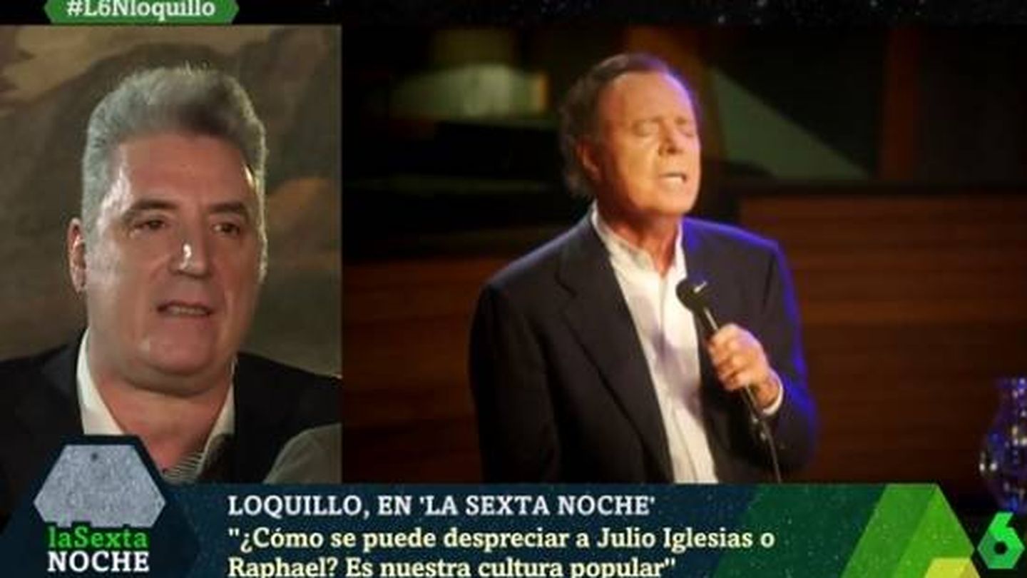 Loquillo hablando sobre Julio Iglesias. ('La Sexta noche').