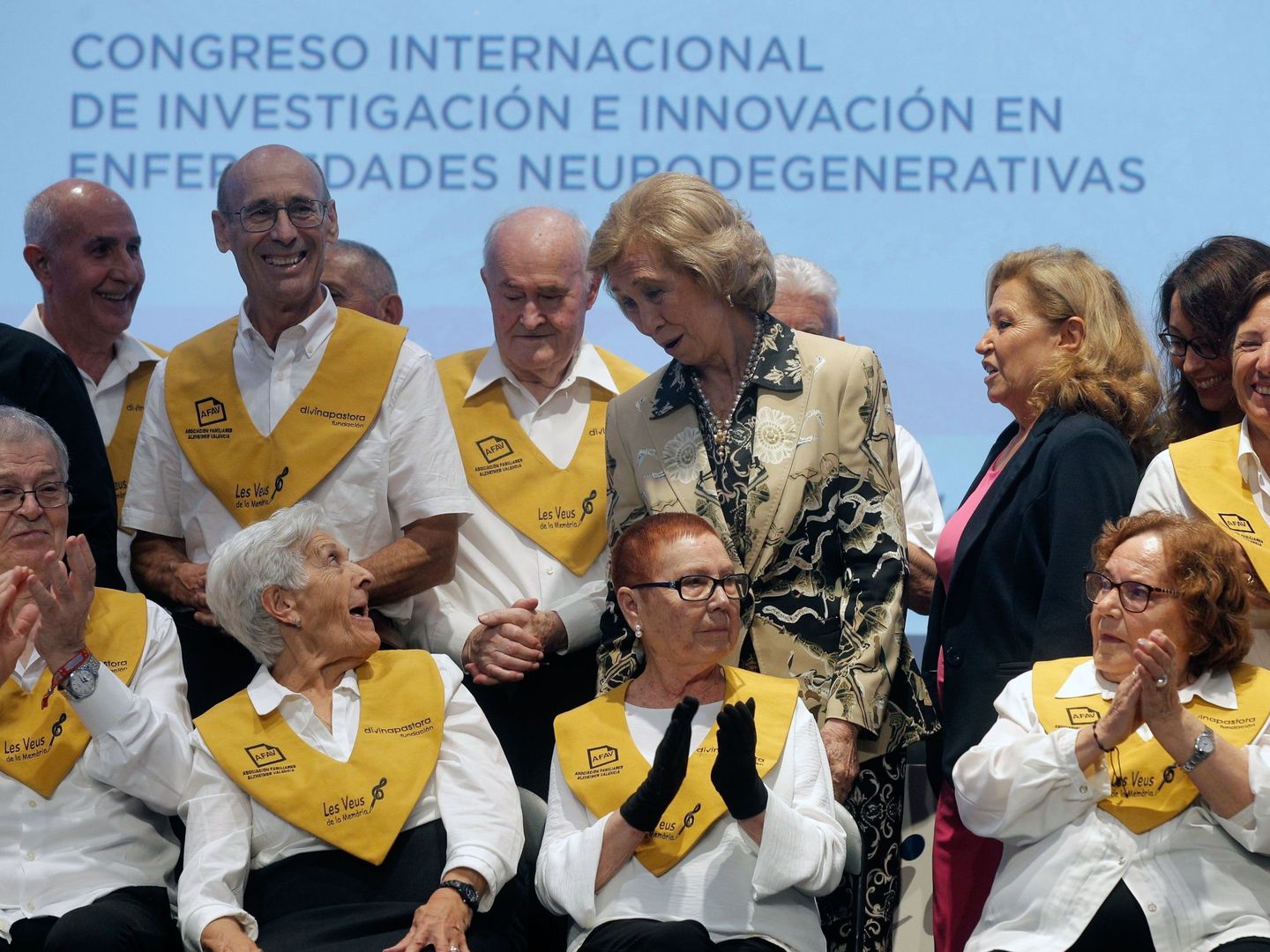 La reina Sofía ha insugurado el Congreso Internacional de Investigación e Innovación en Enfermedades Neurodegenerativas (EFE/Kai Försterling)