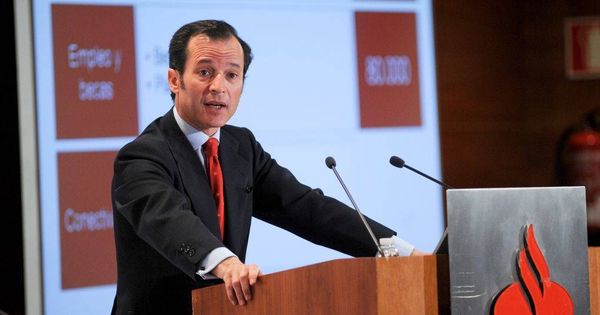 Foto: Javier Marín, ex consejero delegado de Santander.