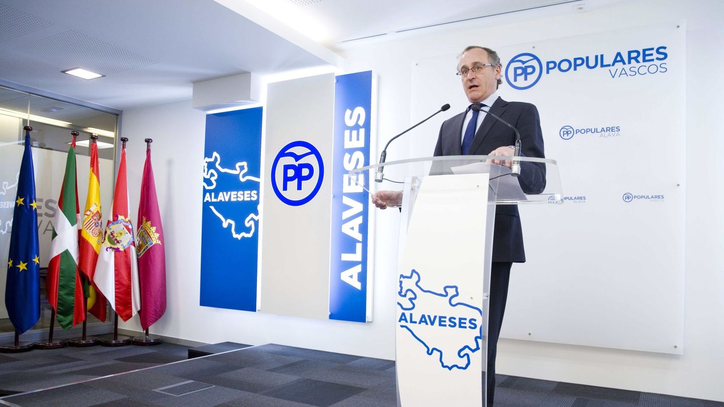 El presidente del PP del País Vasco, Alfonso Alonso. (EFE)