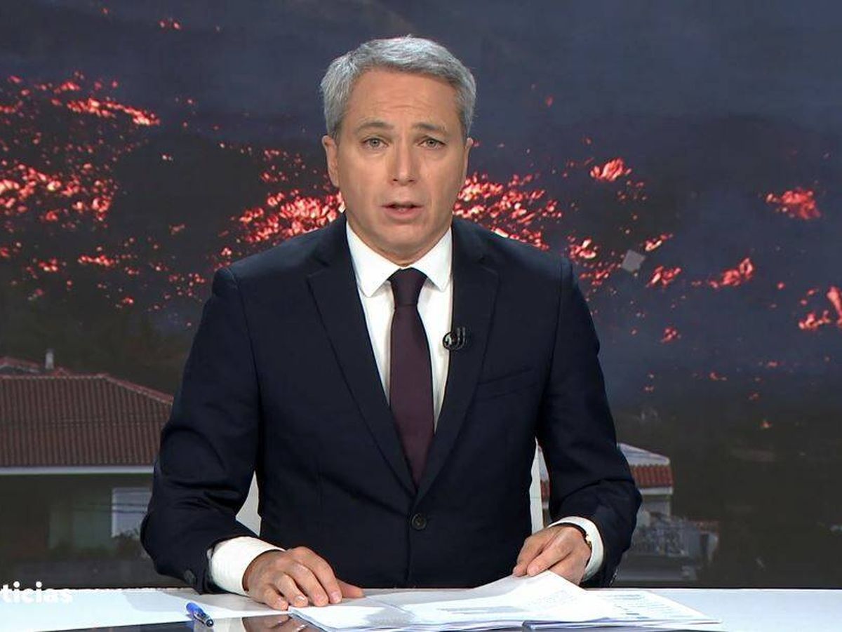 Foto: Vicente Vallés, presentador de 'Antena 3 Noticias'. (Atresmedia)