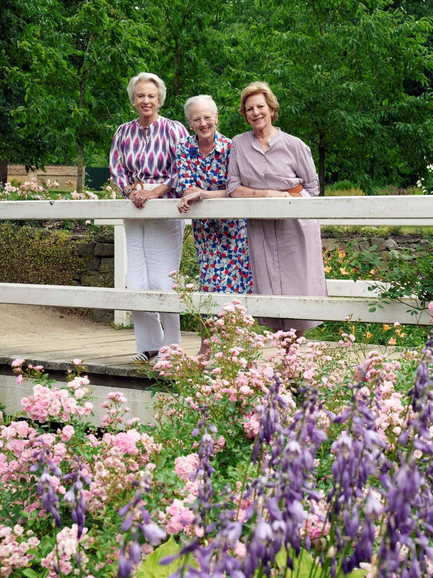 Las tres hermanas, la princesa Benedicta, la reina Margarita y la reina Ana María. (Casa Real Dinamarca)