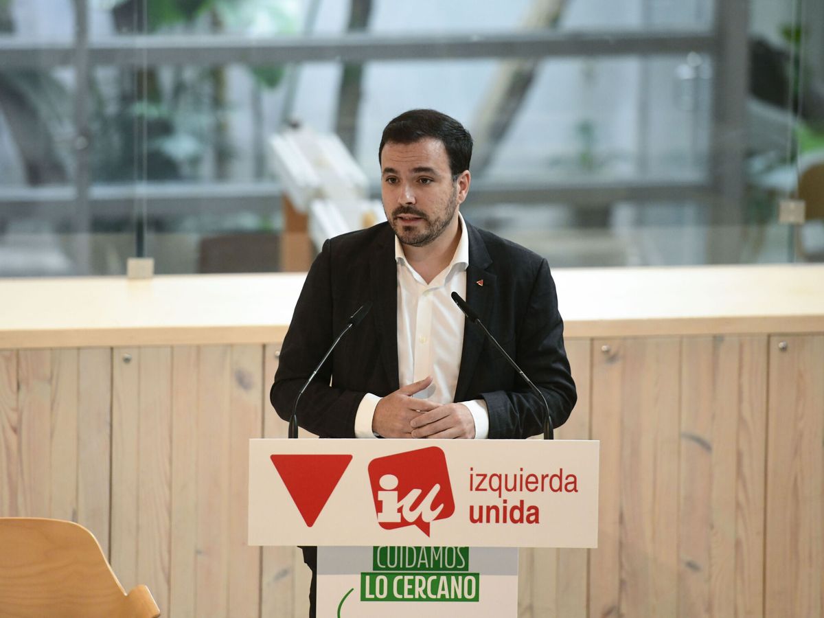 Foto: El ministro de Consumo y coordinador federal de IU, Alberto Garzón. (EFE/Víctor Lerena)