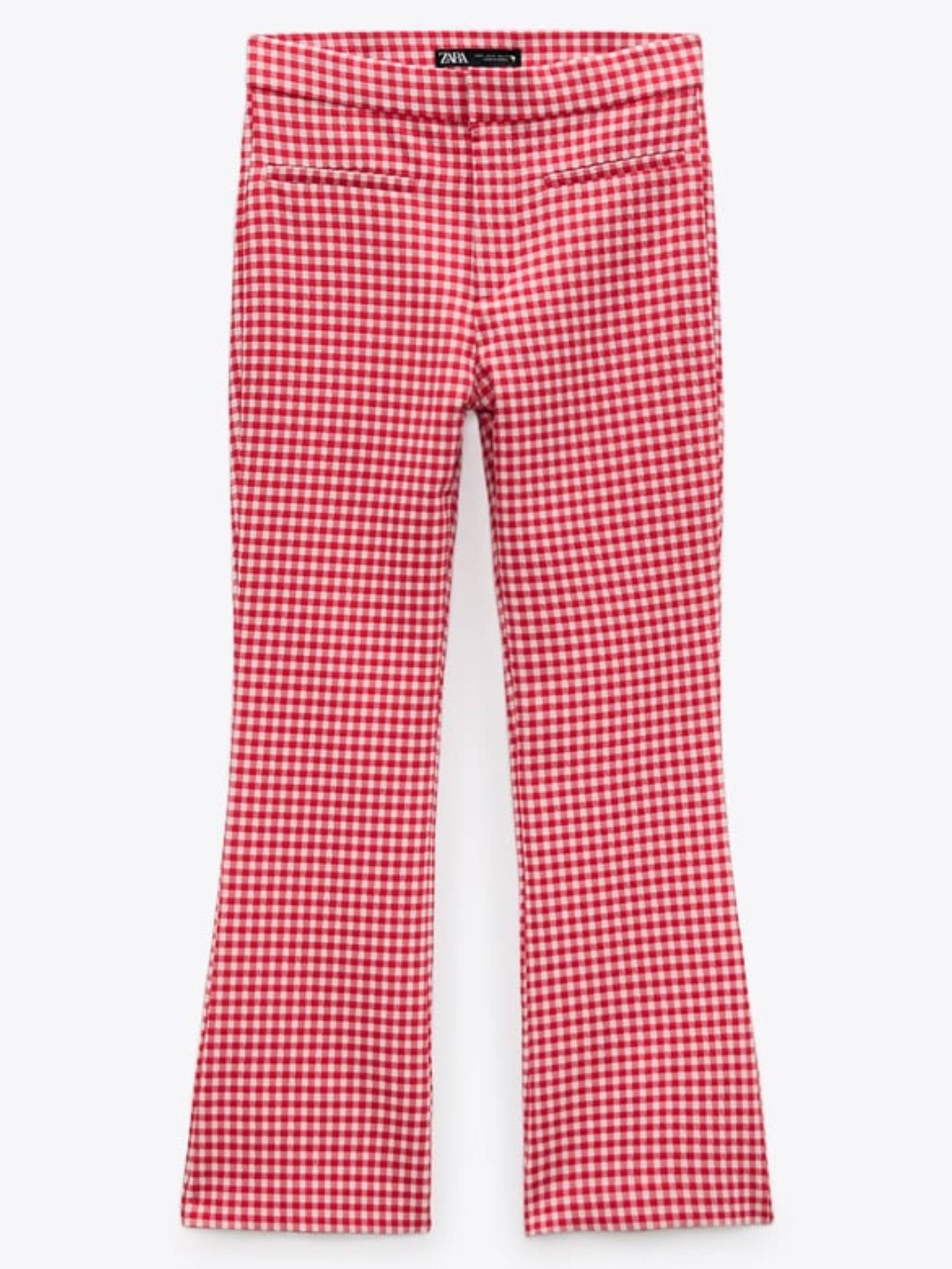 famoso Mediana vamos a hacerlo El rojo se vuelve más chic con estos nuevos pantalones de Zara