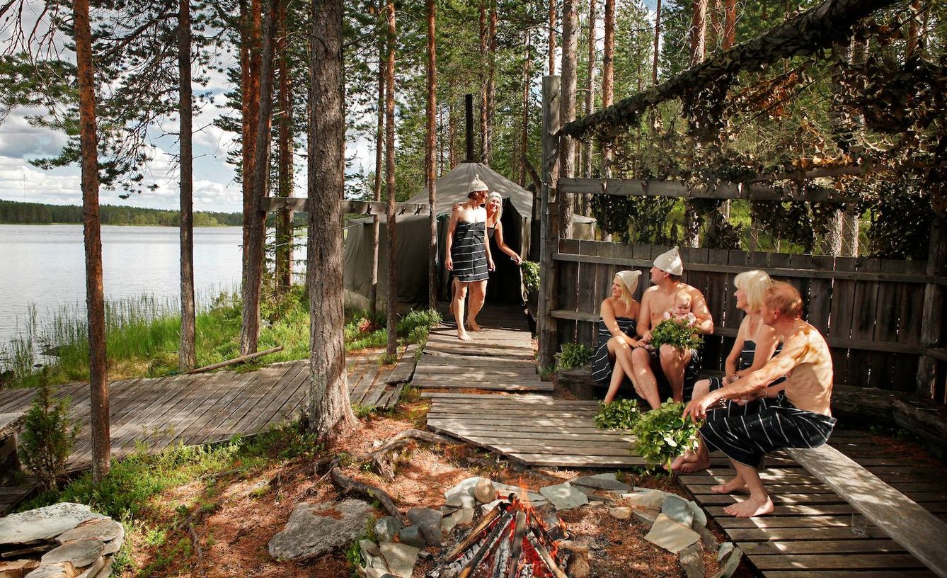 En Finlandia existen tantos tipos de sauna como de nieve. 