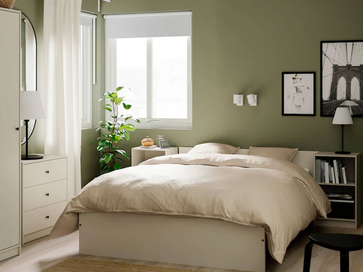 Foto: Soluciones deco para dormitorios pequeños y a buen precio. (Cortesía/Ikea)