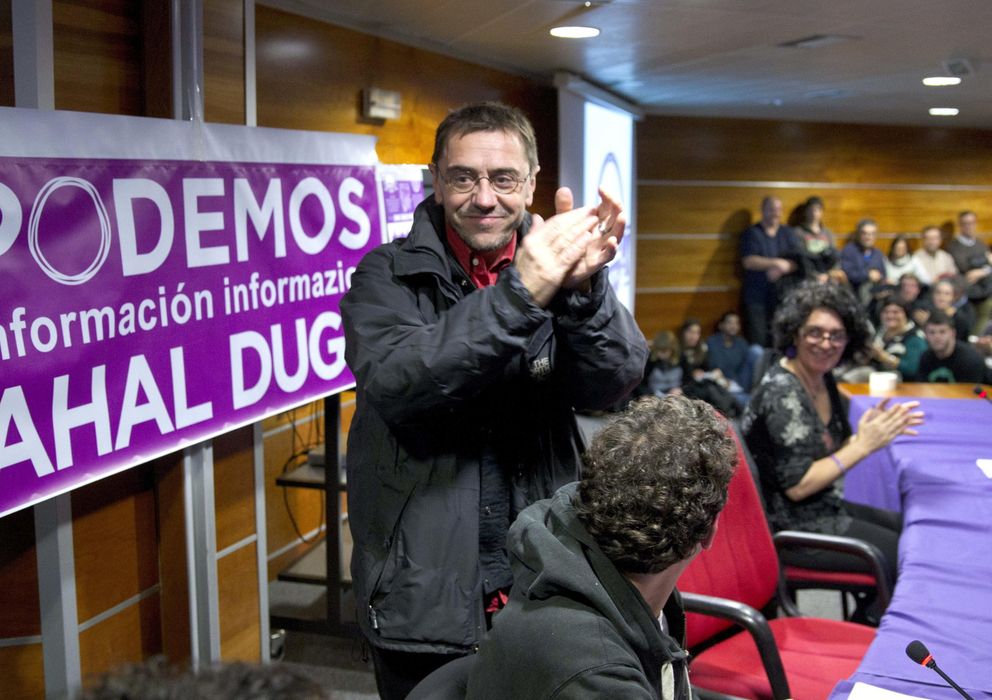 Foto: Juan Carlos Monedero, número dos de Podemos (EFE)