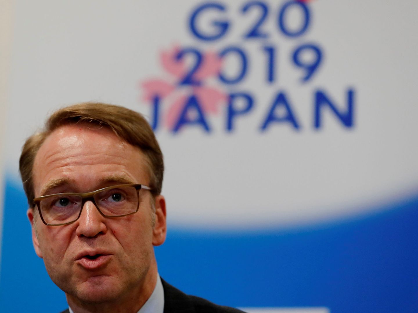 El presidente del Bundesbank, Jens Weidmann, durante la cumbre del G20 en Japón. (Reuters)