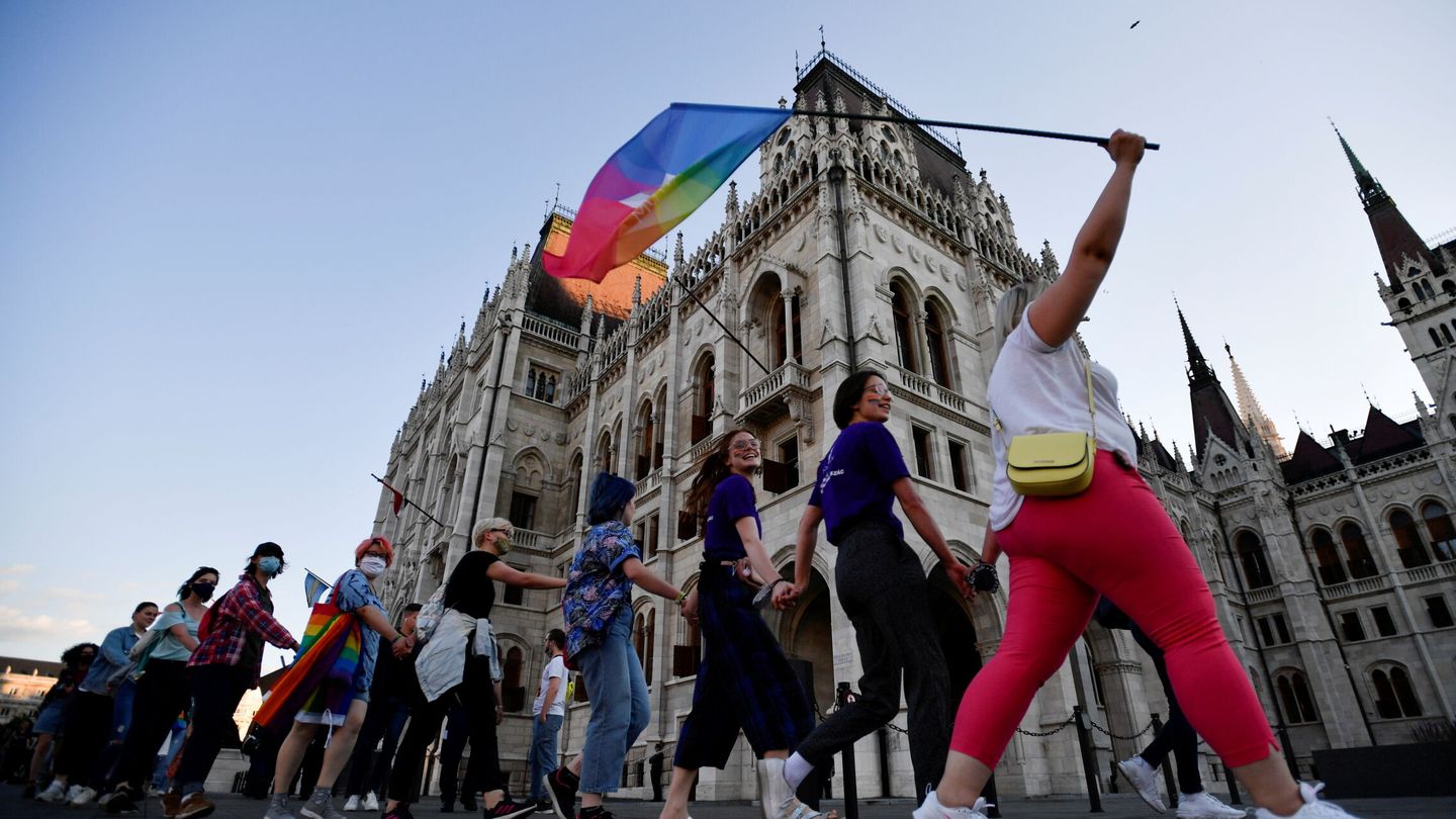Protesta pro LGTBI en Budapest (Reuters)