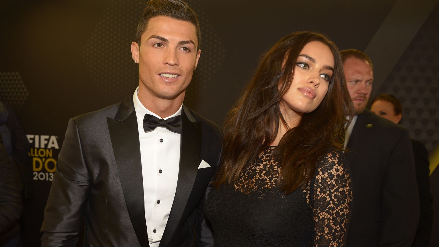 Cuando Cristiano Ronaldo e Irina Shayk eran pareja. El cambio físico y de actitud de la modelo a día de hoy es muy evidente. (Gtres)