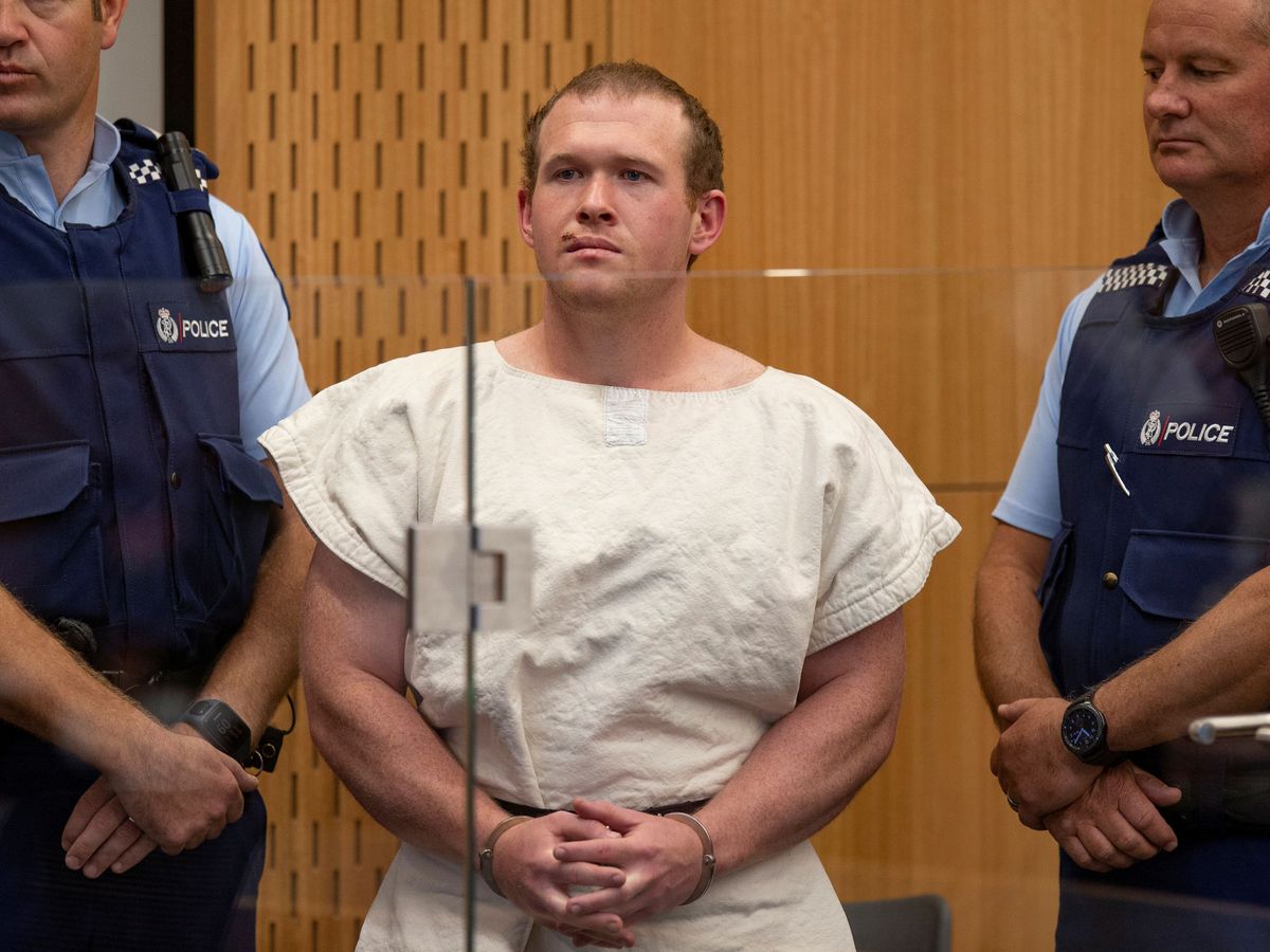 Foto: File photo: brenton tarrant, charged for murder in relation to the mosque attacks, is seen in the dock during his appearance in the christchurch district court, new zealand