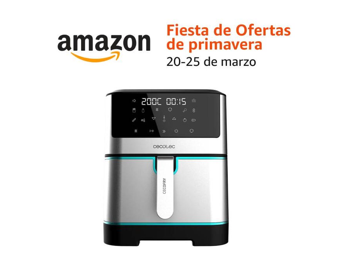 Foto: Freidora de aire Cecoctec en descuento por la primavera Amazon