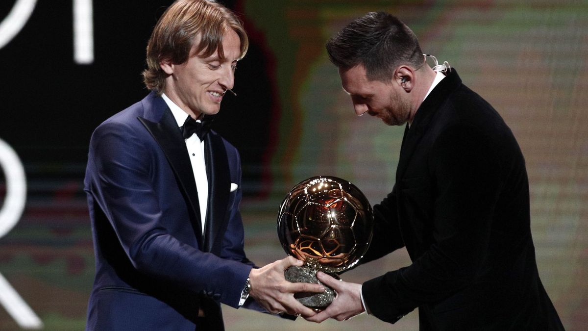 La emoción de Messi y la caballerosidad de Luka Modric en la entrega del Balón de Oro
