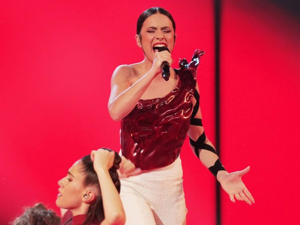 Foto: Blanca Paloma en su segundo ensayo en Eurovisión 2023. (RTVE).