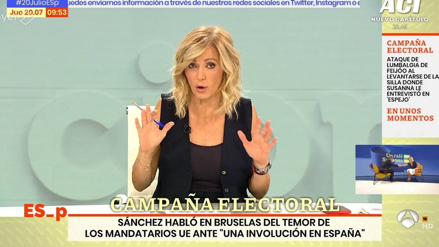 Fotograma de 'Espejo público'. (Mediaset España)