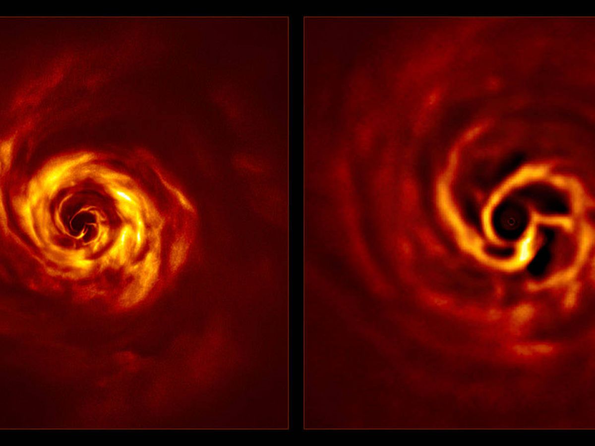 Foto: Primeras imágenes de la formación de un planeta. Foto: ESO