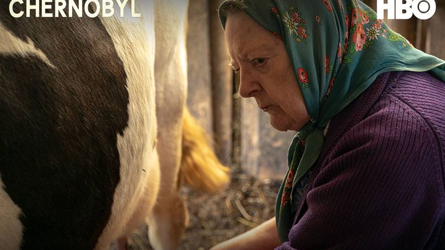 Vaca que fue sacrificada en la serie 'Chernobyl'. (HBO)