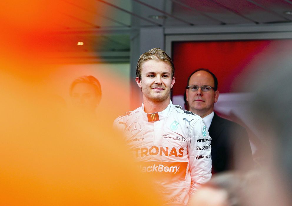 Foto: Nico Rosberg, en el podio del Gran Premio de Mónaco. (EFE)