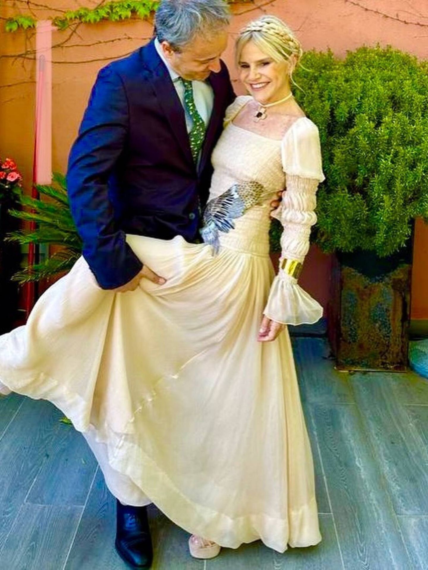Tamara Falcó en la boda de su amiga Marián, hija de Enrique Rojas