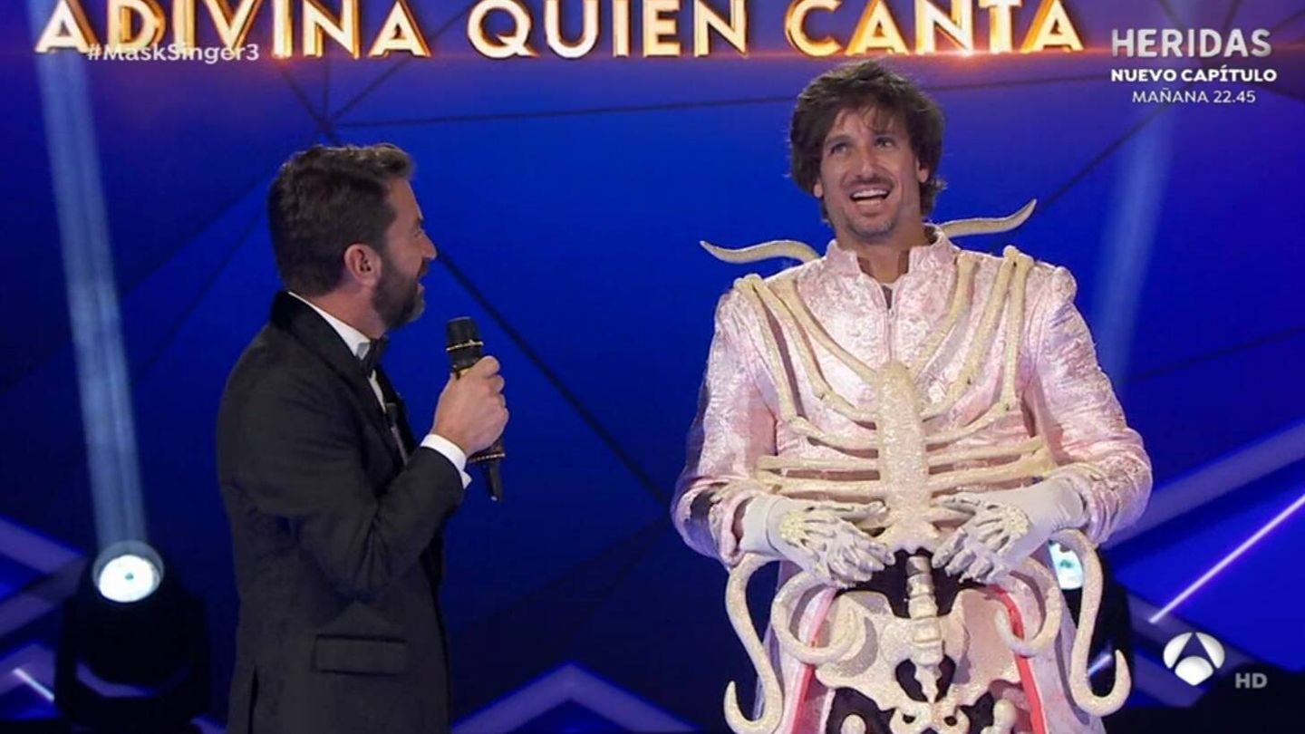 Arturo Valls y Feliciano López en 'Mask Singer'. (Atresmedia Televisión)