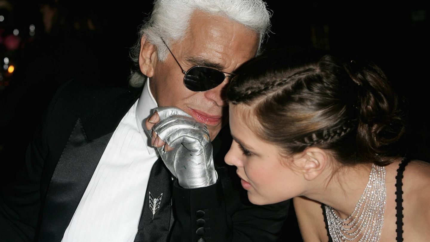 Karl y Carlota, en 2006. (Getty)