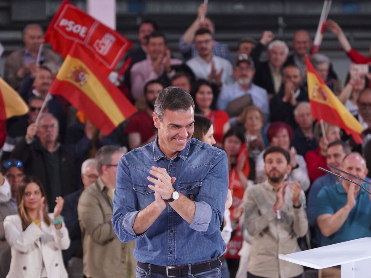 Foto: Sánchez, en un acto del PSOE el sábado en Valladolid. (EFE)