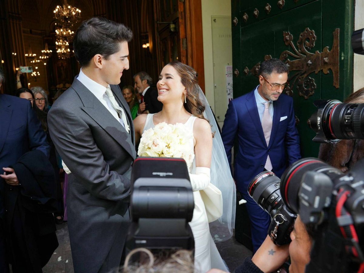 Foto: Javier García Obregón durante su boda. (Gtres)