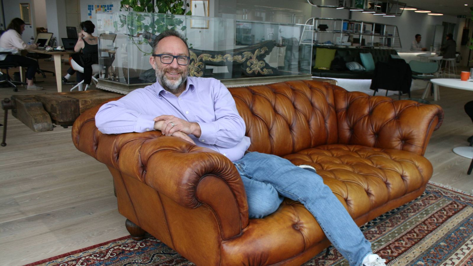 Foto: Jimmy Wales, fundador de la Wikipedia y Wikitribune. (Foto: Celia Maza)