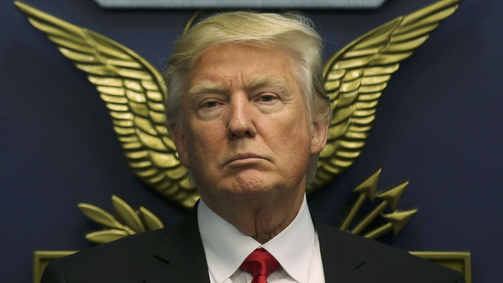 Foto: Donald Trump en el Pentágono. (Reuters)