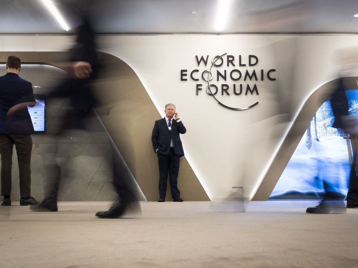 Foto: Pasillos del Foro Económico Mundial de Davos, en una imagen de archivo. (EFE)