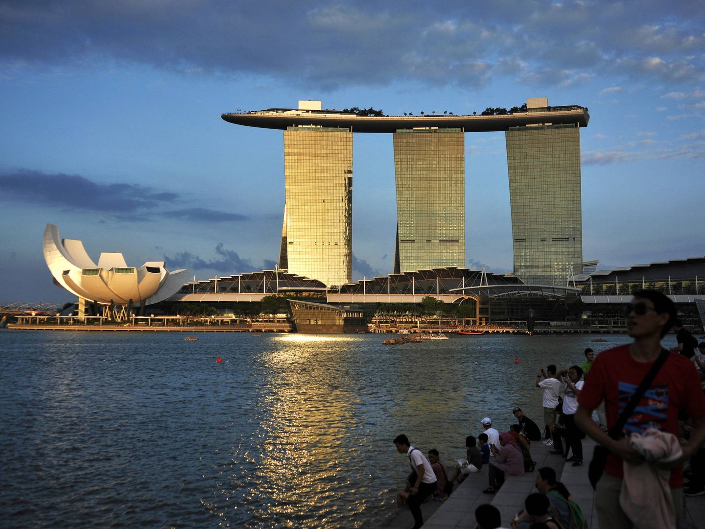 El complejo Marina Bay Sands, en el centro de Singapur. (Reuters) 