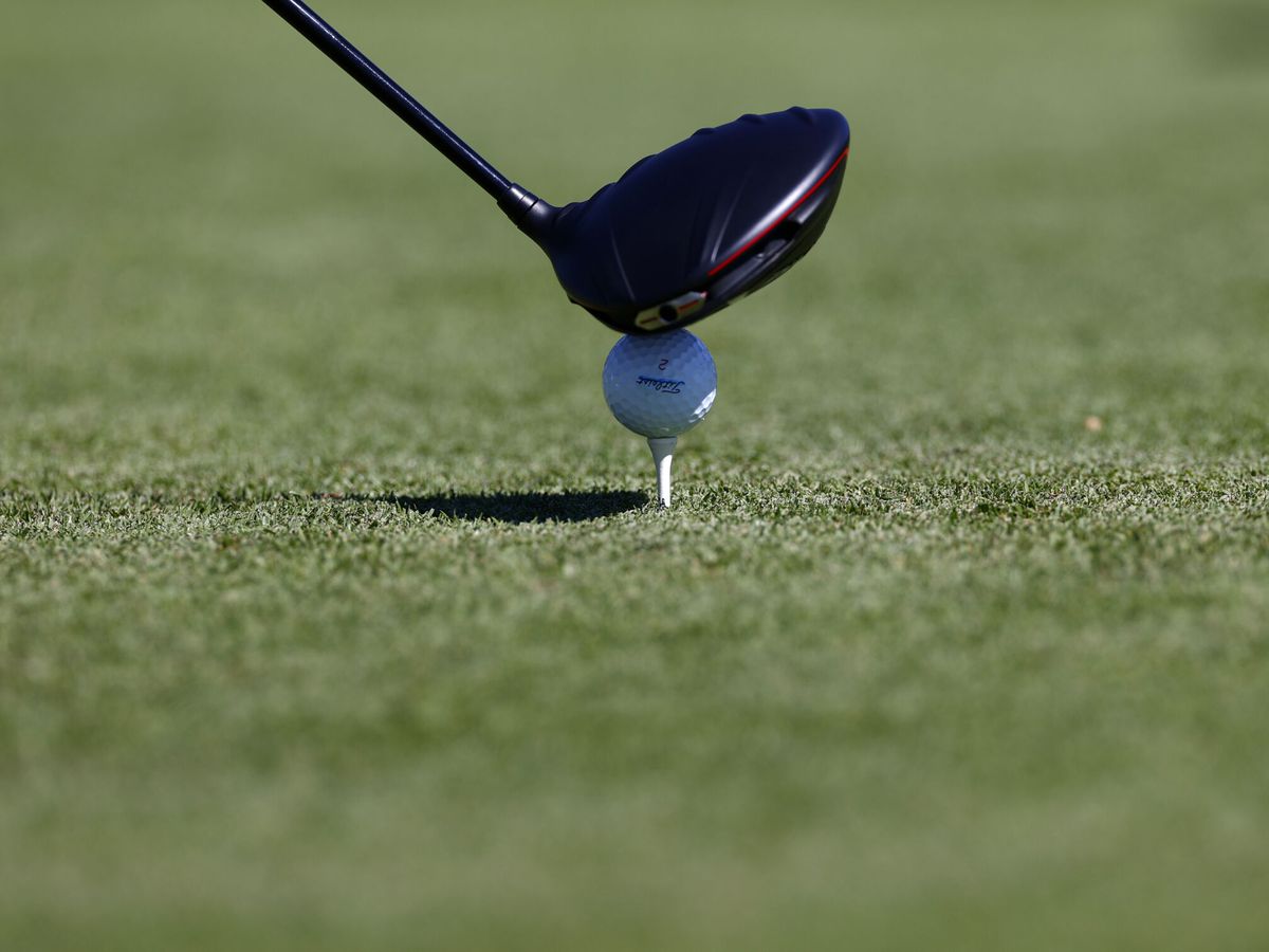 Foto: Detalle de una pelota y un palo de golf. (EFE/Francisco Guasco)