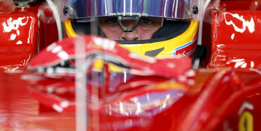 Foto: Alonso tiene entre ceja y ceja superar a Hamilton