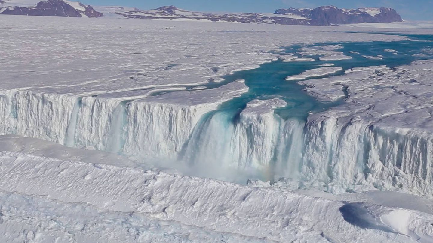 La Antártida, desde el aire. (Foto: Wong Sang Lee/Korea University of Science and Technology)