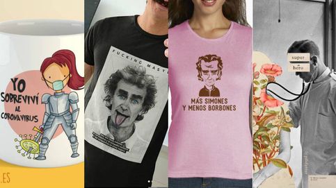 Tazas de 'héroes' y camisetas de Simón: los rentables (y solidarios) productos del covid