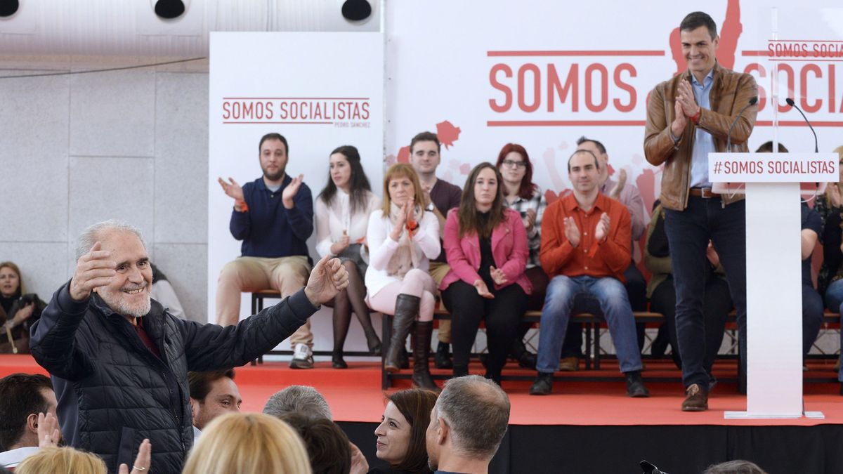 Pedro Sánchez tira de un centenar de vips para dar cuerpo a su candidatura