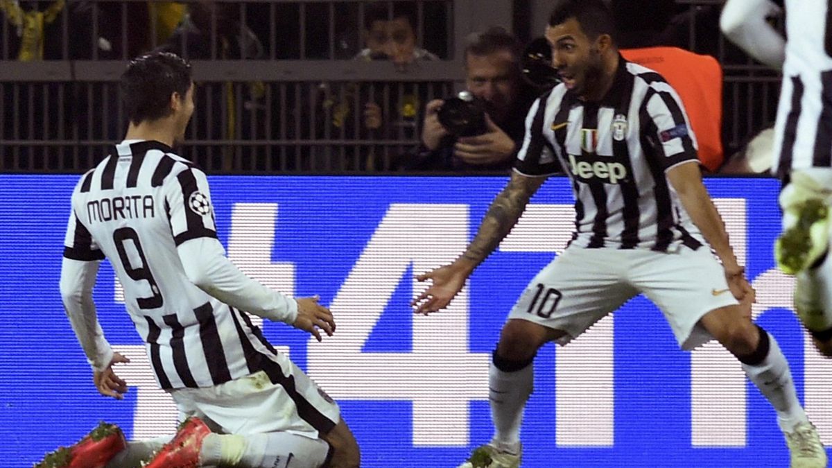 Morata lidera a la Juventus en Dortmund y aporrea la puerta de Del Bosque