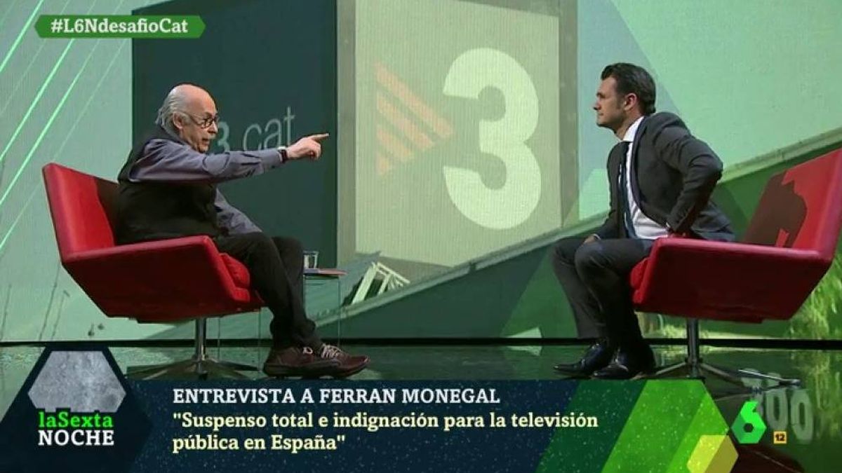 Ferran Monegal ('La Sexta noche'): "TV3 es la cheerleader del procés"