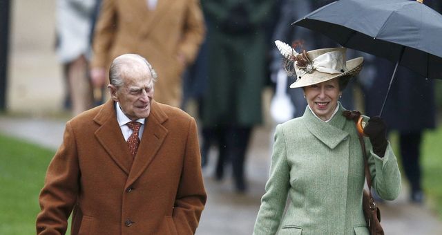El duque de Edimburgo y la princesa Ana. (Reuters)