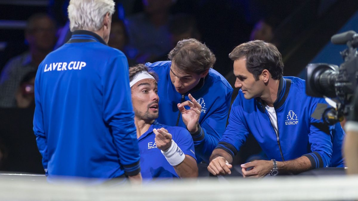 Solo en la Laver Cup: Rafa Nadal y Roger Federer, una pareja de entrenadores única