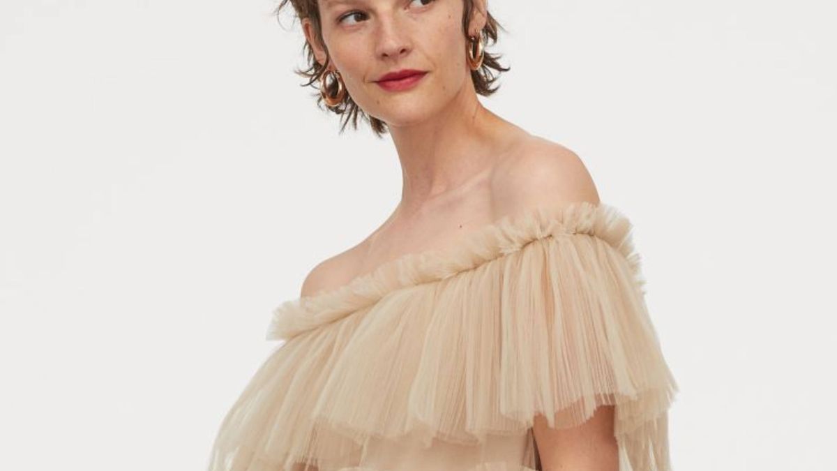 Este vestido de H&M de tul es una maravilla para las invitadas de boda más fashion