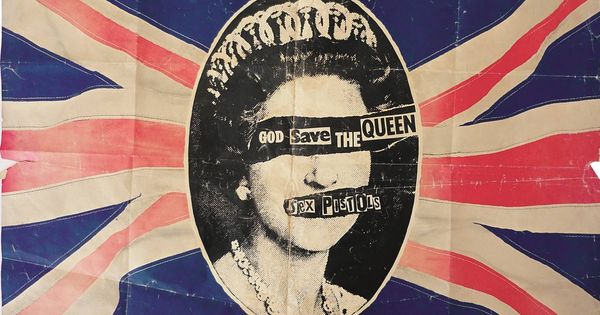 Foto: Póster de 'God Save the Queen', de los Sex Pistols (1977) (The Mott Collection / Sex Pistols Residuals)