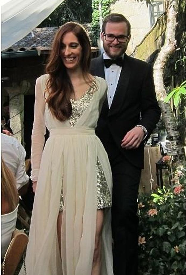 Foto: El diputado junto a su mujer el día de su boda (Instagram)