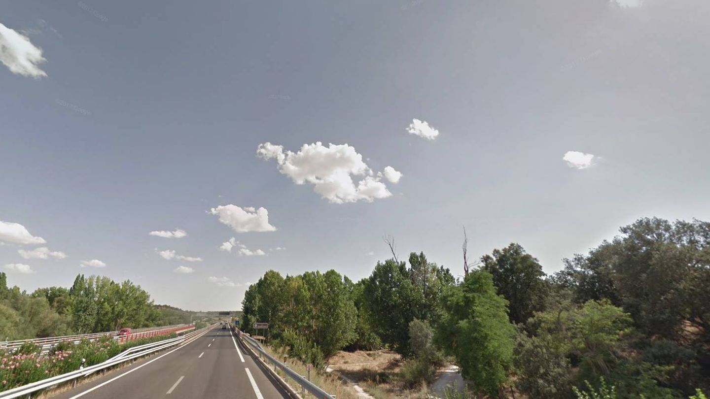 La M-501 a su paso por el Río Guadarrama (Google Maps)