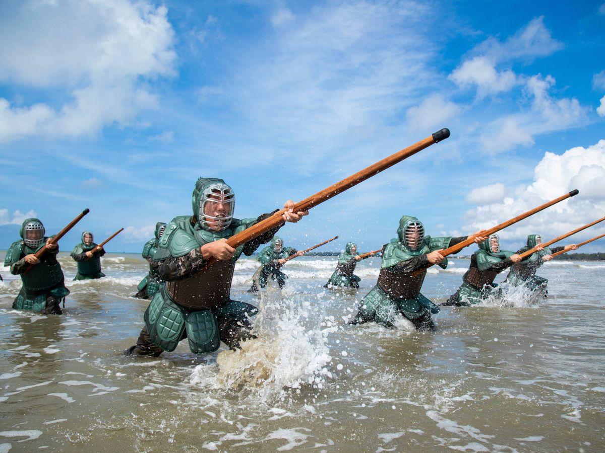 Foto: Entrenamiento militar en China. (Getty/Future Publishing/CFOTO)