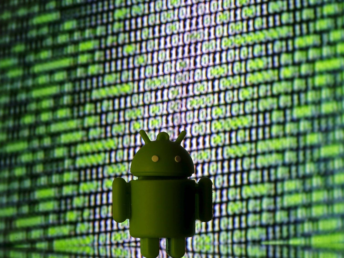 Un logo de Android impreso en 3D (Dado Ruvic / Reuters)