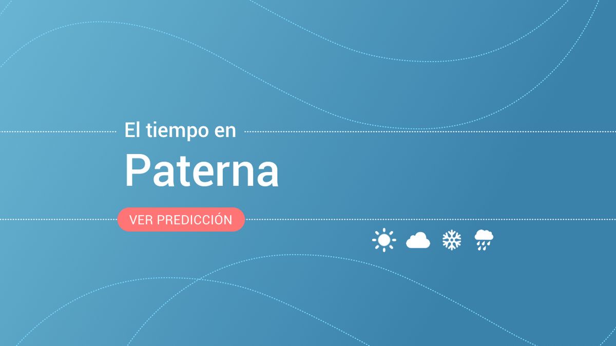 El tiempo en Paterna: previsión meteorológica de hoy, miércoles 13 de noviembre