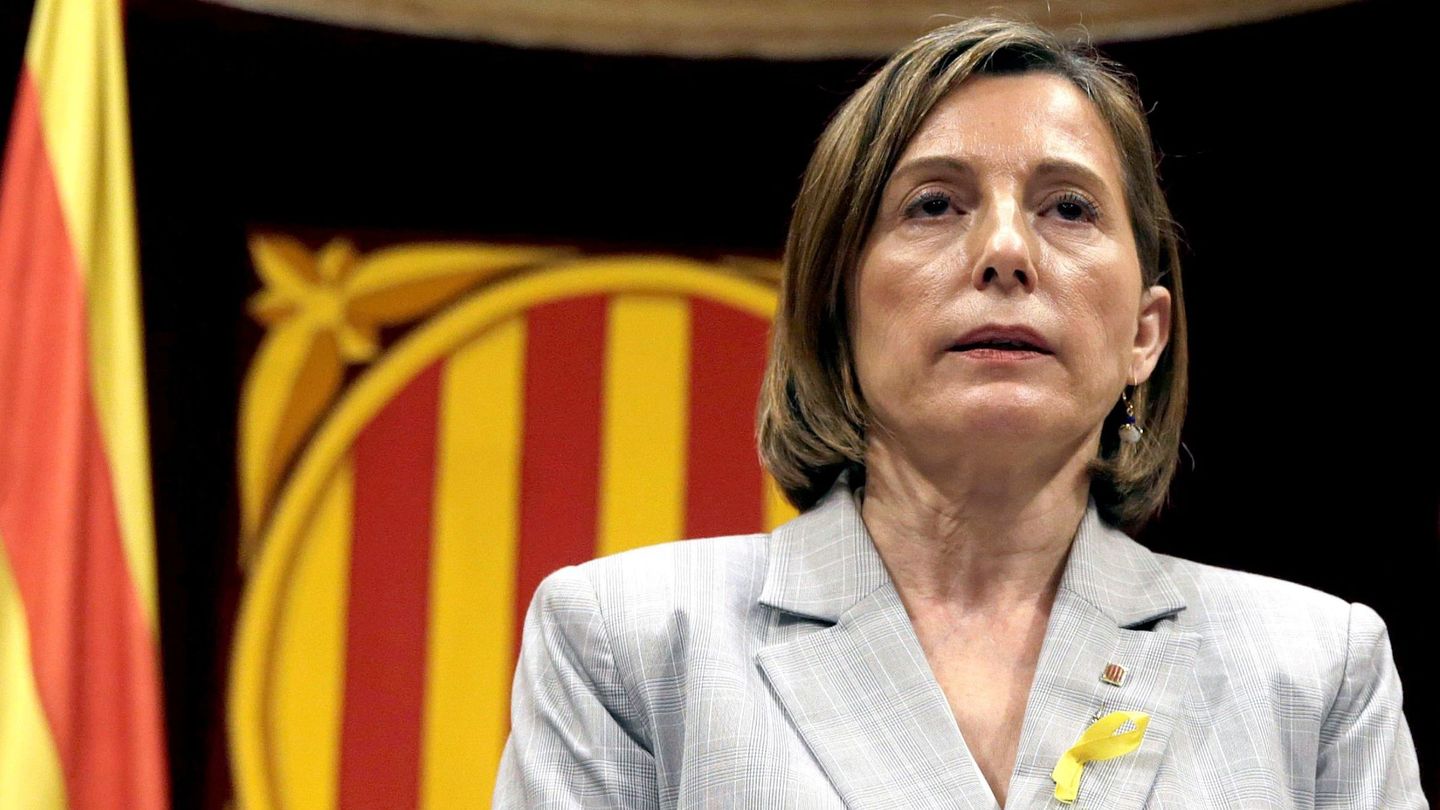 La presidenta de la Mesa del Parlament de Cataluña, Carme Forcadell. (EFE)