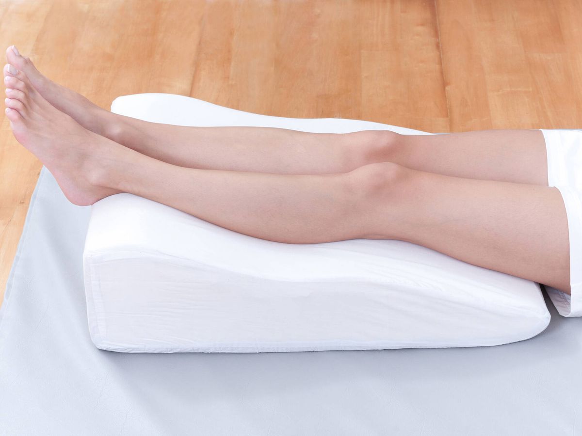 Almohada de rodilla para tobillo y rodilla, elevación de piernas, alivio  del dolor de cuello de alta calidad, almohada de espuma viscoelástica para
