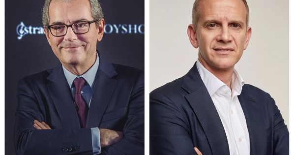 Foto: Combo de fotografías facilitadas por Inditex que muestra al presidente ejecutivo, Pablo Isla (i), y al nuevo CEO, Carlos Crespo. (EFE)
